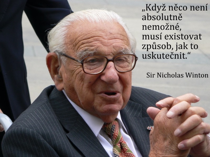 "Nicholas Winton - Síla lidskosti" aneb I historie může být vzrušující