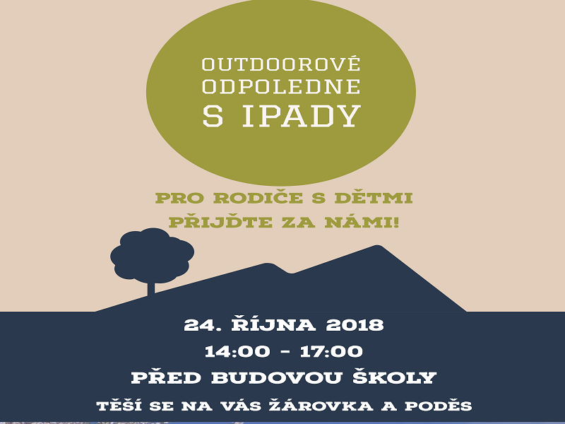 Outdoorové odpoledne s iPady