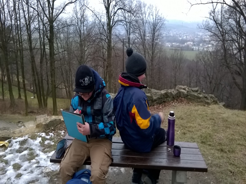 Zimní výlet šestých tříd