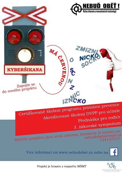 Projekt KYBERŠIKANA MÁ ČERVENOU