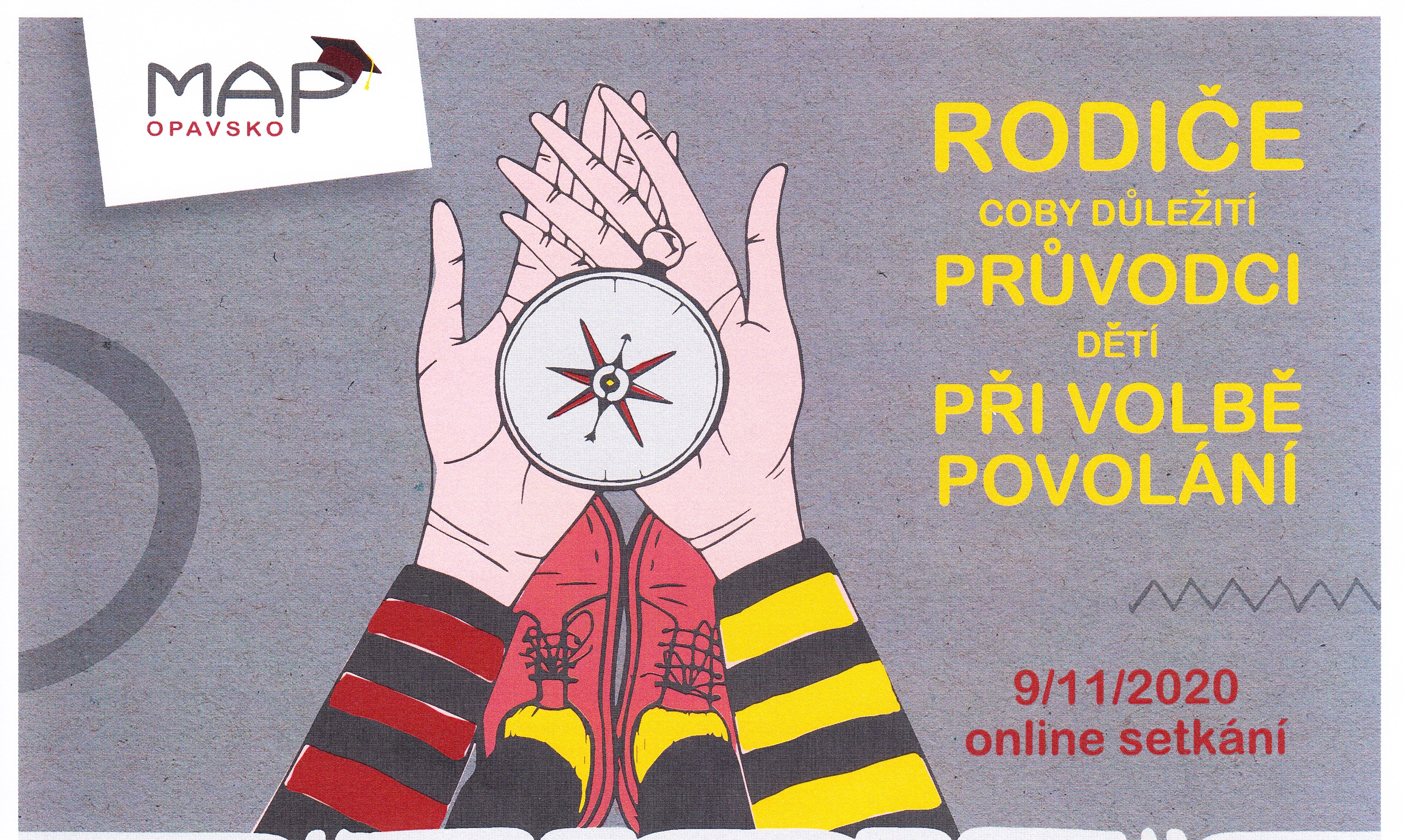 Online setkání rodičů coby průvodců dětí při volbě povolání