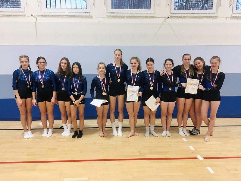 3. místo na krajském finále ve sportovní gymnastice