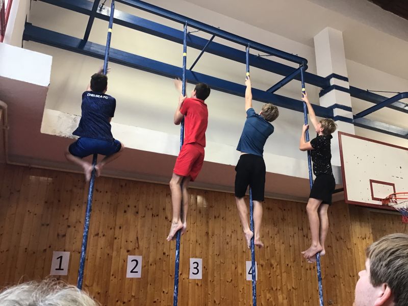 Okresní finále ve šplhu