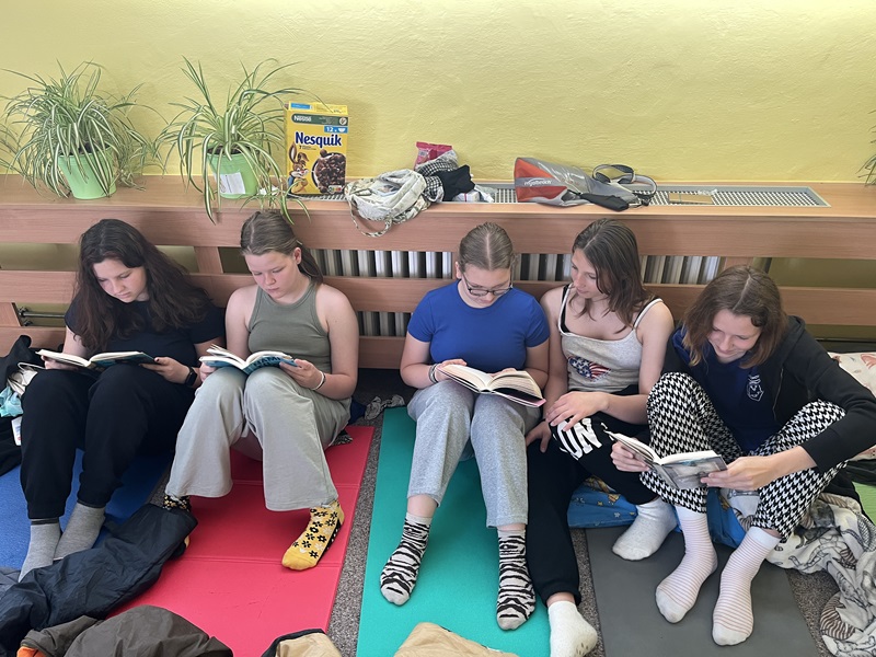 Přespávačka ve škole aneb závěr projektu se blíží